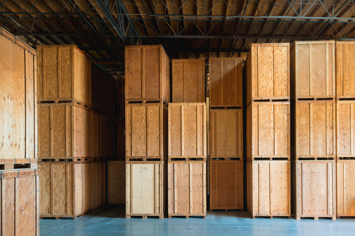 storage of boxes